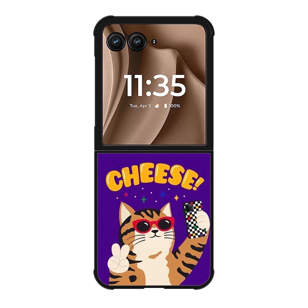 Cheese Cat FMotorola Moto RAZR Plus 2025 Case FE0152