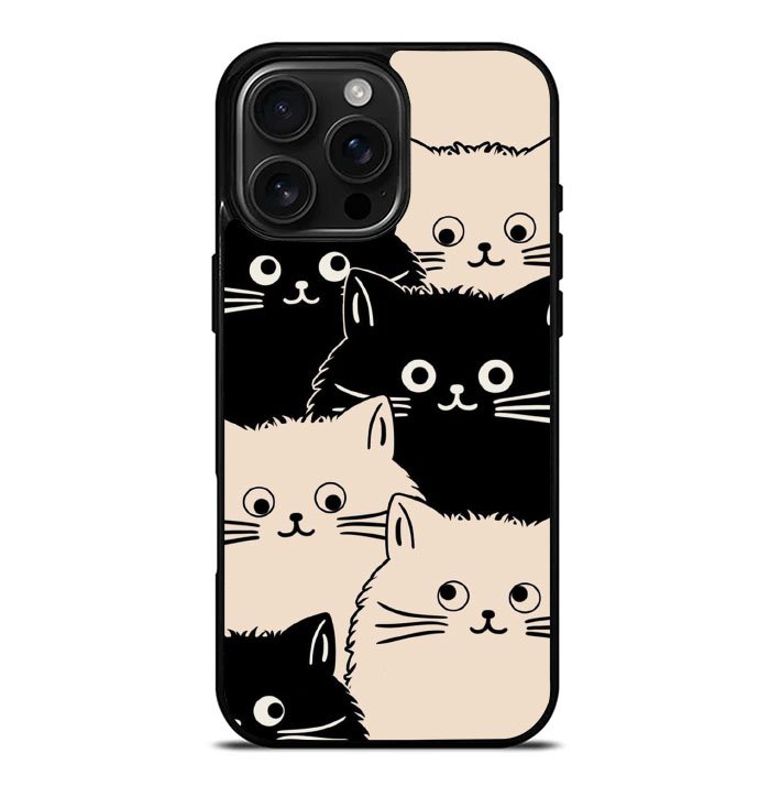Cute Cat FiPhone 16 Pro Max Case FE0187