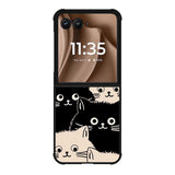 Cute Cat FMotorola Moto RAZR Plus 2025 Case FE0187