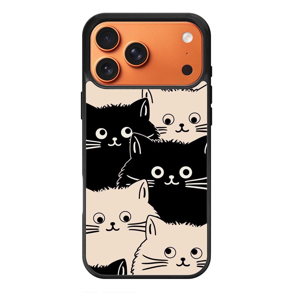 Cute Cat FiPhone 17 Pro Max Case FE0187