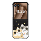 Cat and Moon FMotorola Moto RAZR Plus 2025 Case FE0130