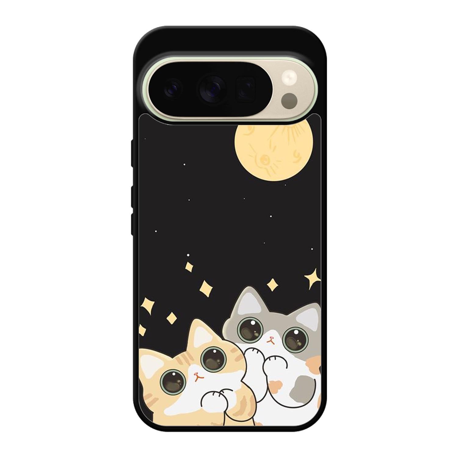Cat and Moon FGoogle Pixel 10 Pro Case FE0130