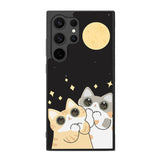 Cat and Moon FE0099 Samsung Galaxy S25 Ultra Case