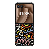 Doodle Random FMotorola Moto RAZR Plus 2025 Case FE0224