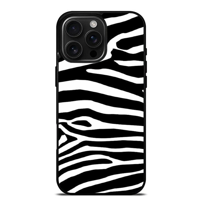 Black White FiPhone 16 Pro Max Case FE0103