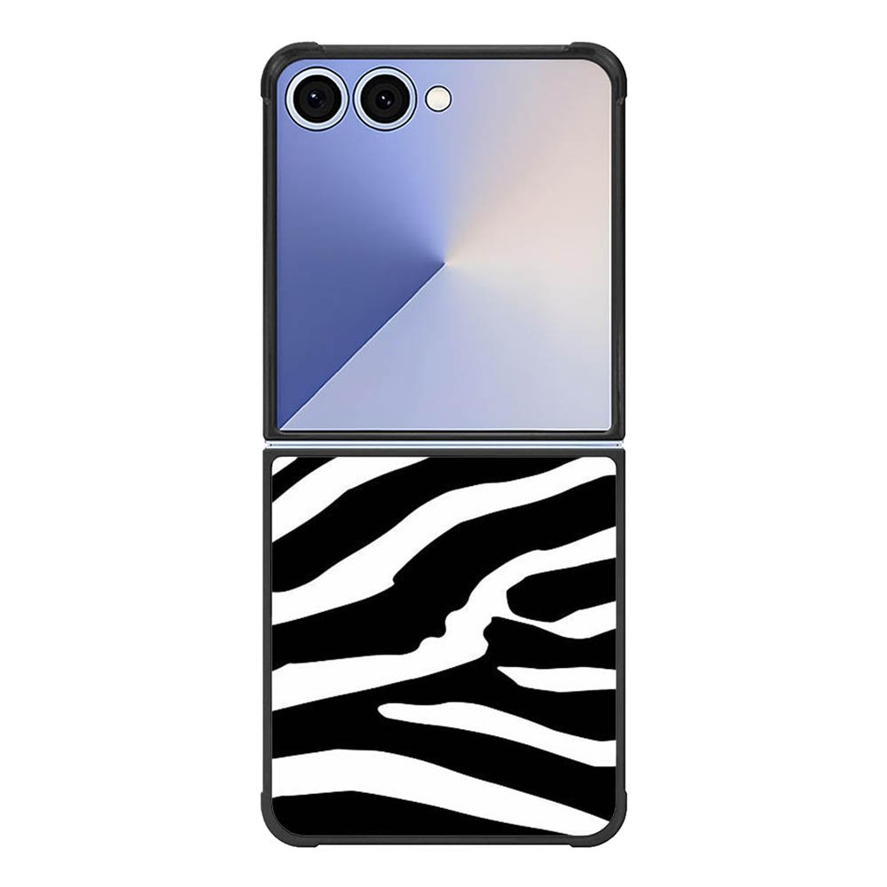 Black White FE0107 Samsung Galaxy Flip 7 5G Case