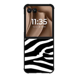 Black White FMotorola Moto RAZR Plus 2025 Case FE0103