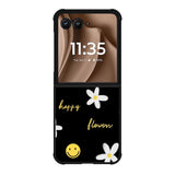 Happy Flowers FMotorola Moto RAZR Plus 2025 Case FE0338