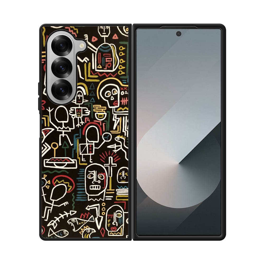 Skull Doodle FSamsung Galaxy Z Fold 7 5G Case FE0563
