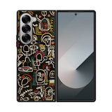 Skull Doodle FE0113 Samsung Galaxy Fold 7 5G Case