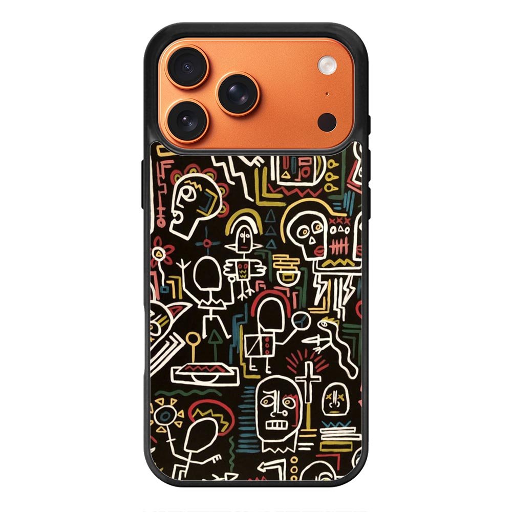 Skull Doodle FiPhone 17 Pro Max Case FE0563