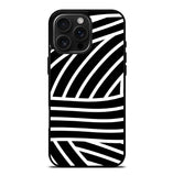 Black White FiPhone 16 Pro Max Case FE0104