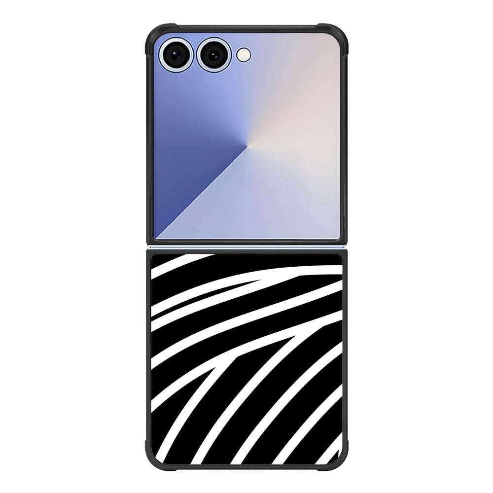Black White FE0114 Samsung Galaxy Flip 7 5G Case