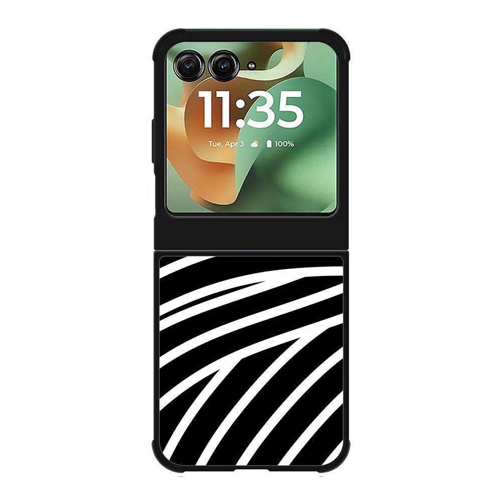 Black White FMotorola Moto RAZR 2025 Case FE0104