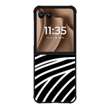 Black White FMotorola Moto RAZR Plus 2025 Case FE0104