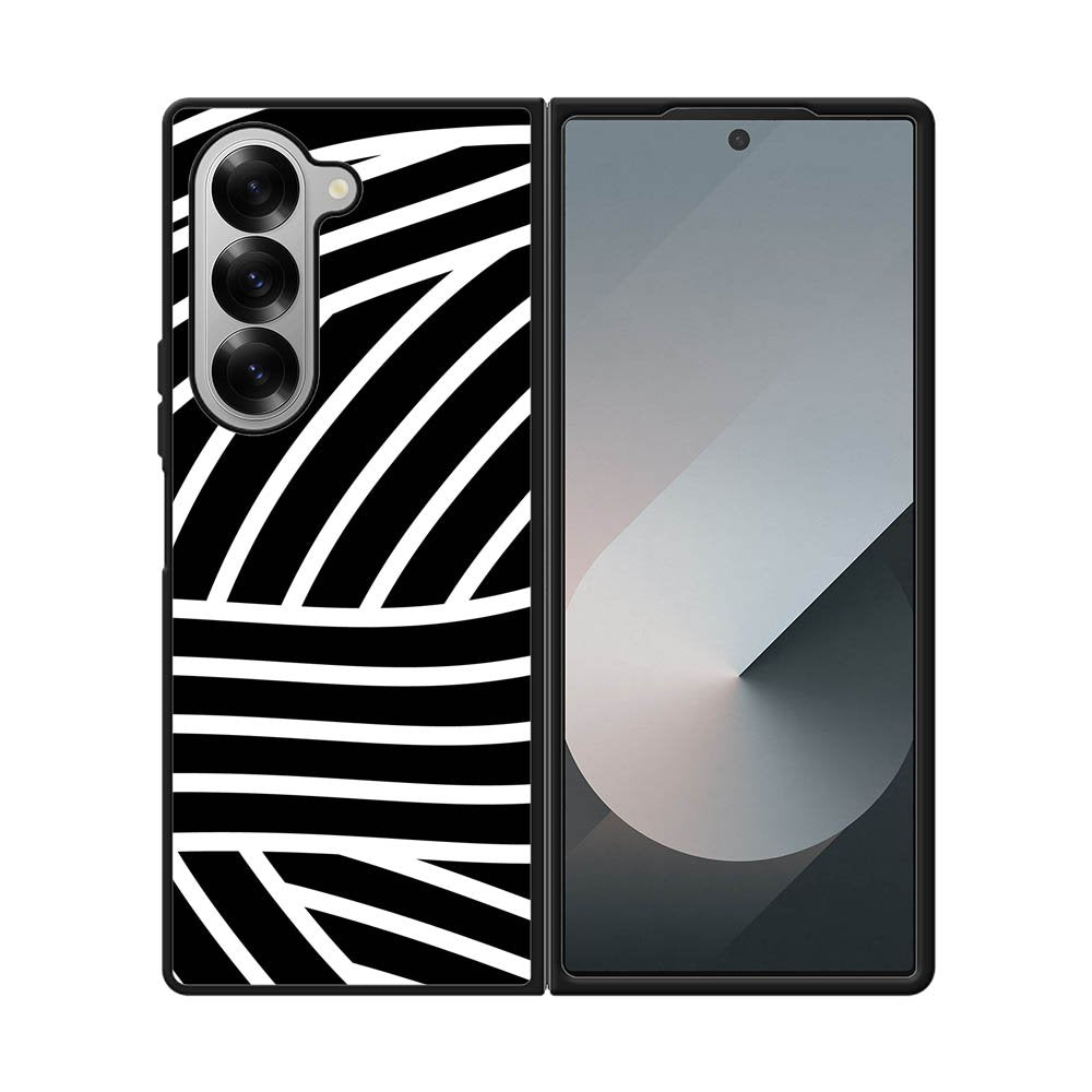 Black White FSamsung Galaxy Z Fold 7 5G Case FE0104