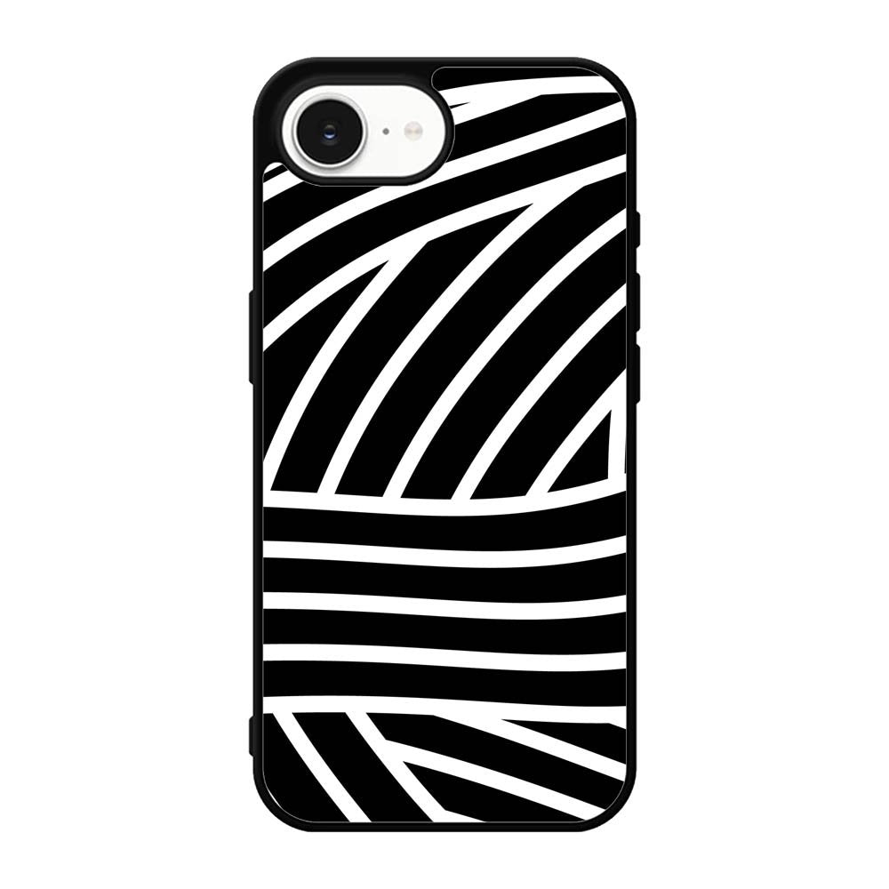 Black White FiPhone 17e Case FE0104