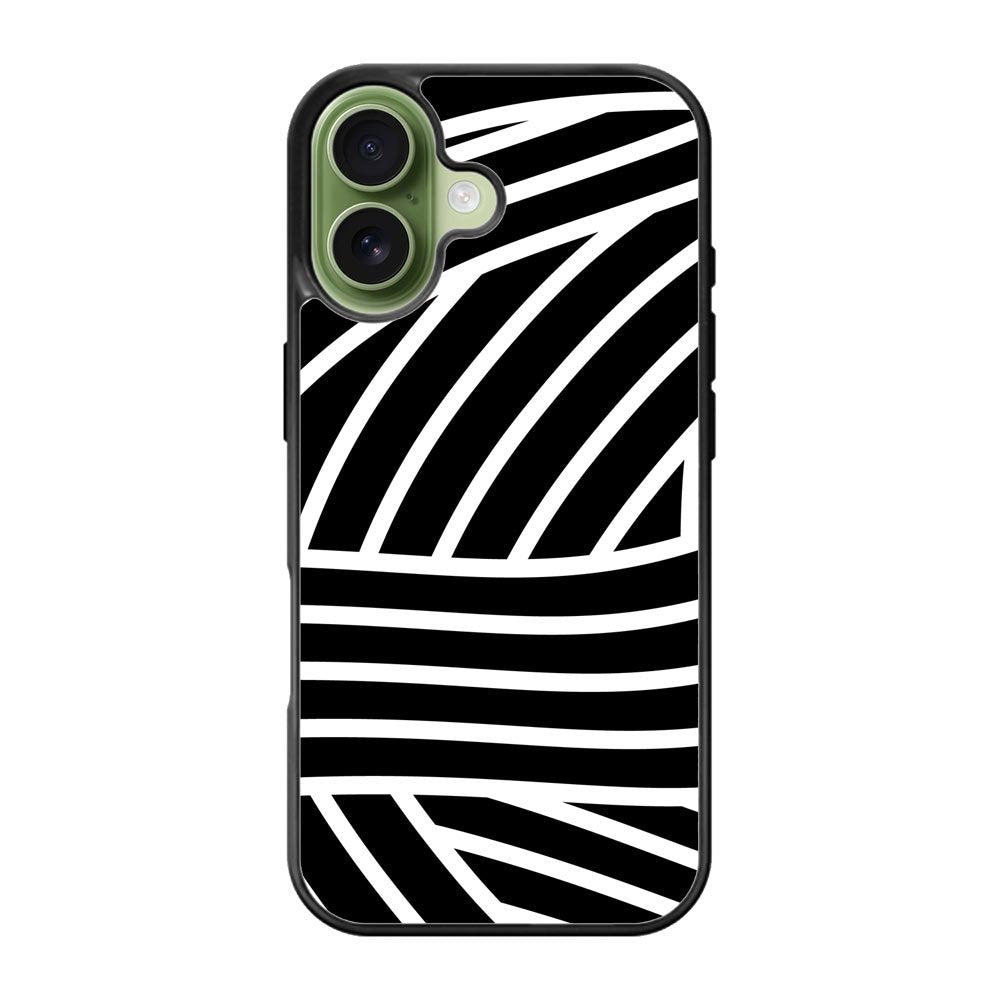 Black White FiPhone 17 Case FE0104