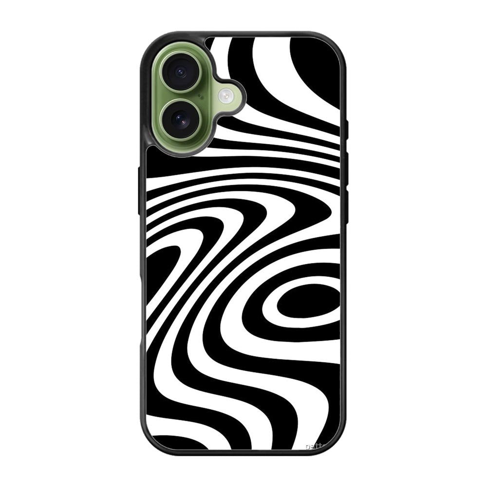 Black White FiPhone 17 Case FE0105