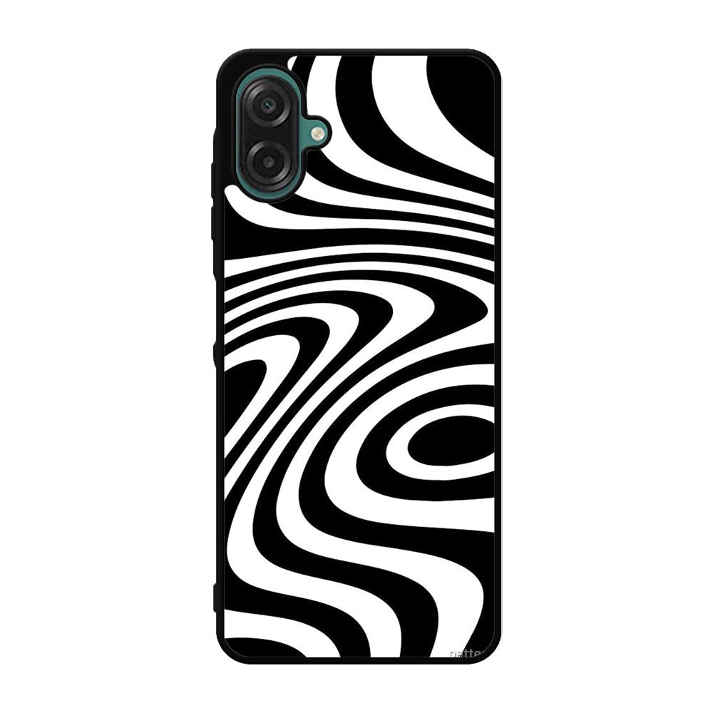 Black White FSamsung Galaxy A07 Case FE0105