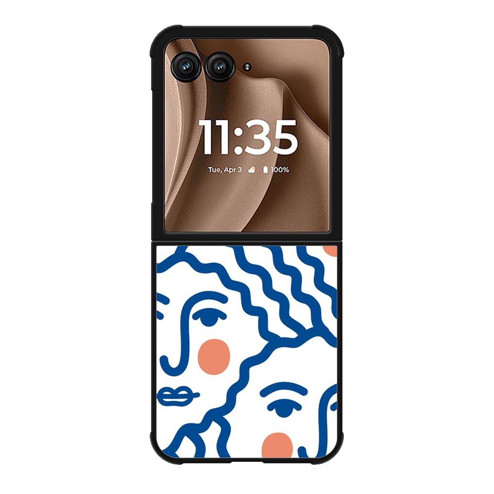Doodle Illustration FMotorola Moto RAZR Plus 2025 Case FE0221