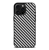 Stripe Black White FiPhone 16 Pro Max Case FE0600
