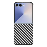 Stripe Black White FE0118 Samsung Galaxy Flip 7 5G Case