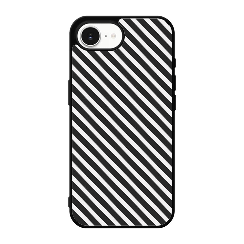 Stripe Black White FiPhone 17e Case FE0600