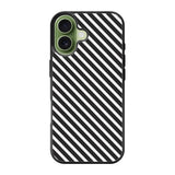 Stripe Black White FiPhone 17 Case FE0600