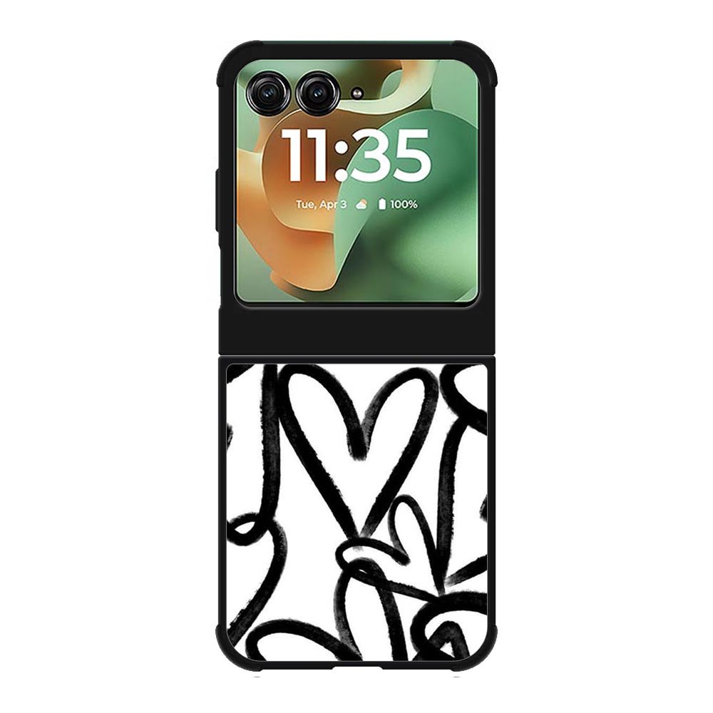 Love Black White FMotorola Moto RAZR 2025 Case FE0409