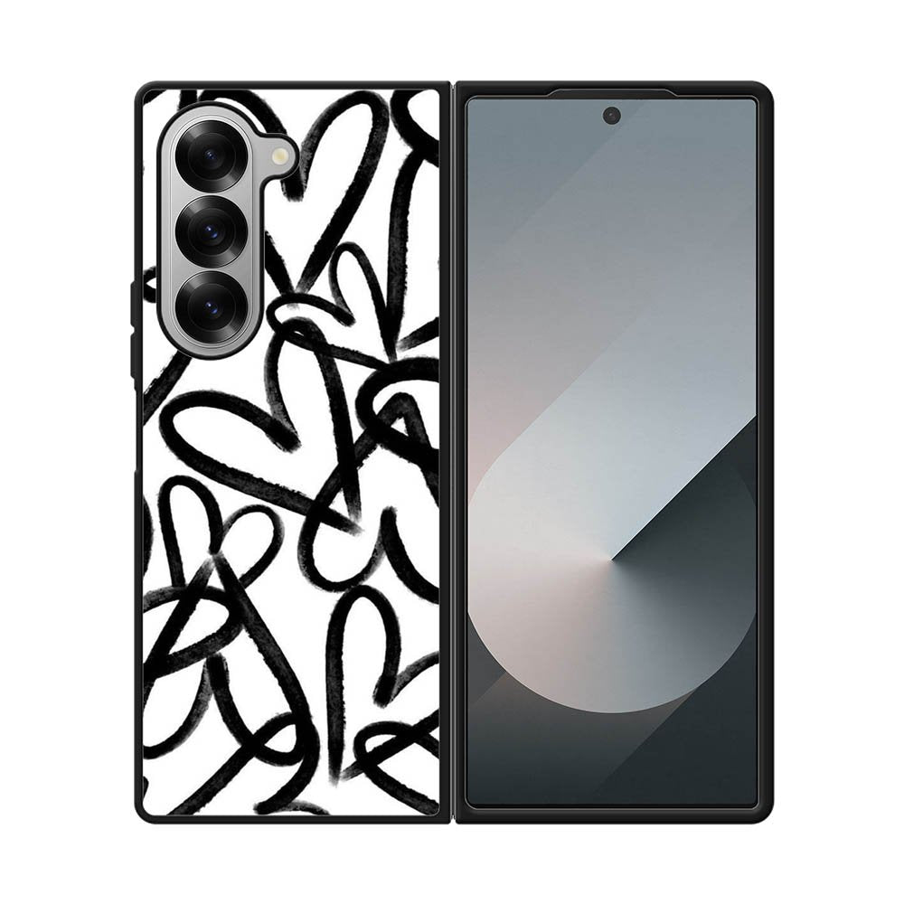Love Black White FSamsung Galaxy Z Fold 7 5G Case FE0409
