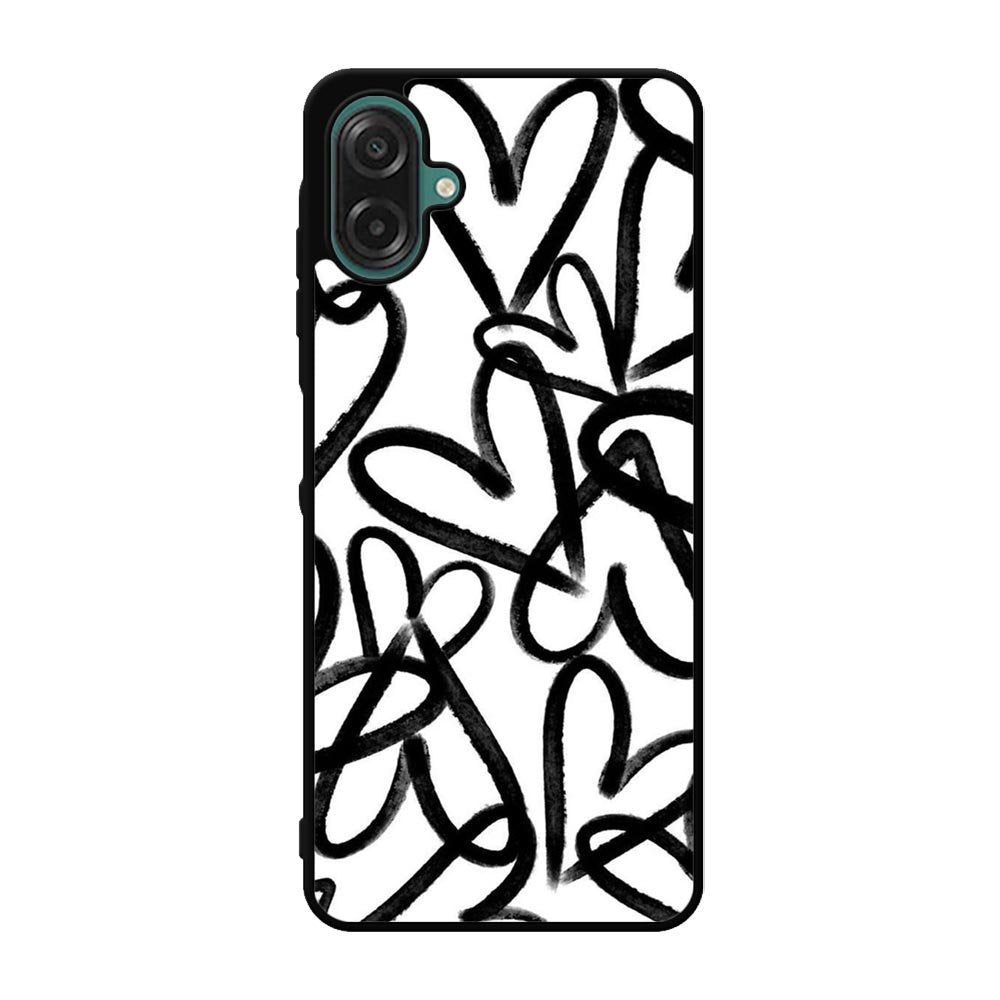 Love Black White FSamsung Galaxy A07 Case FE0409