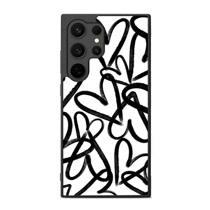Love Black White FE0119 Samsung Galaxy S25 Ultra Case
