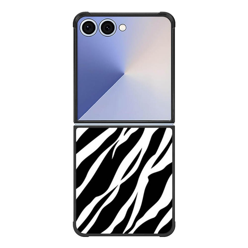 Black White FE0120 Samsung Galaxy Flip 7 5G Case