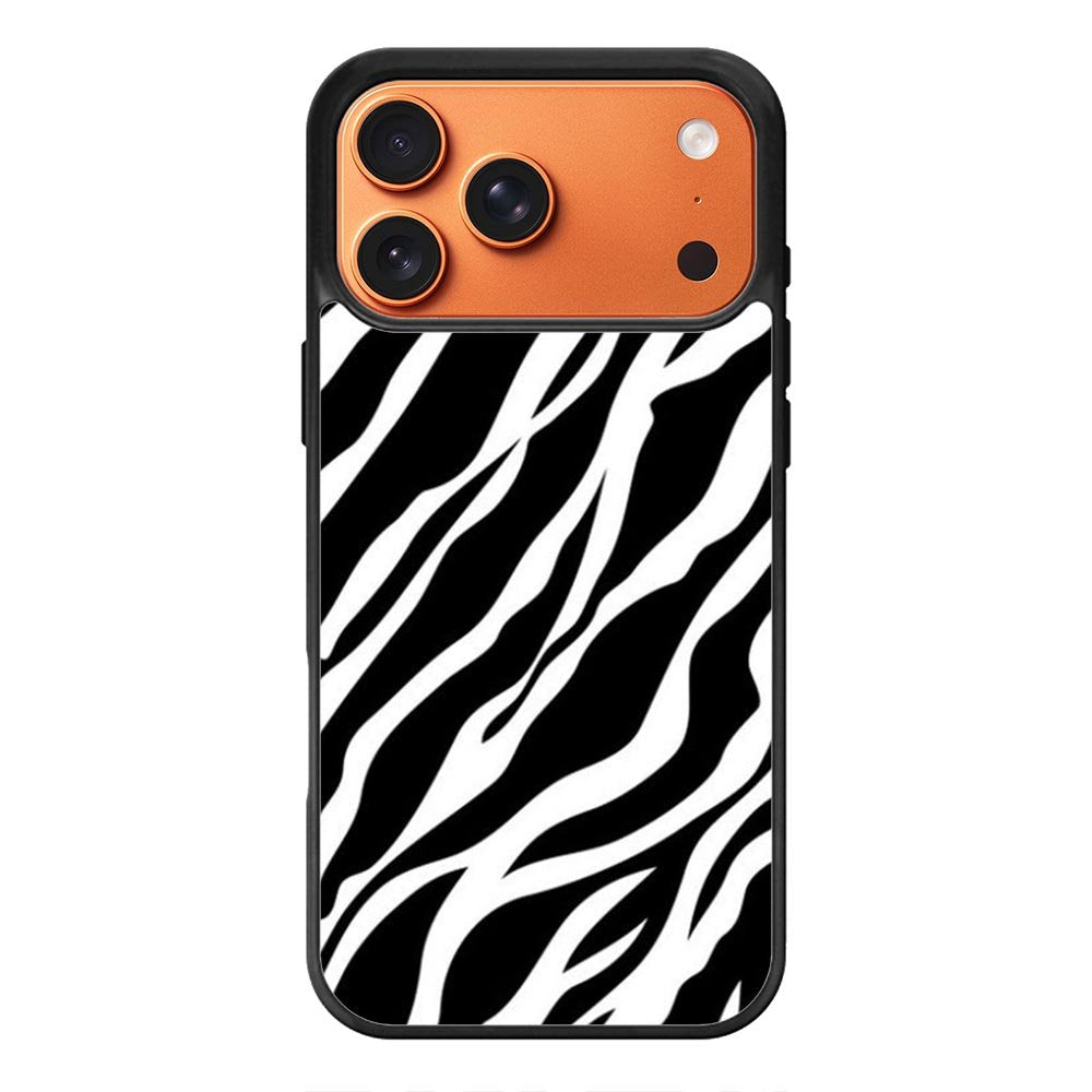 Black White FiPhone 17 Pro Max Case FE0106