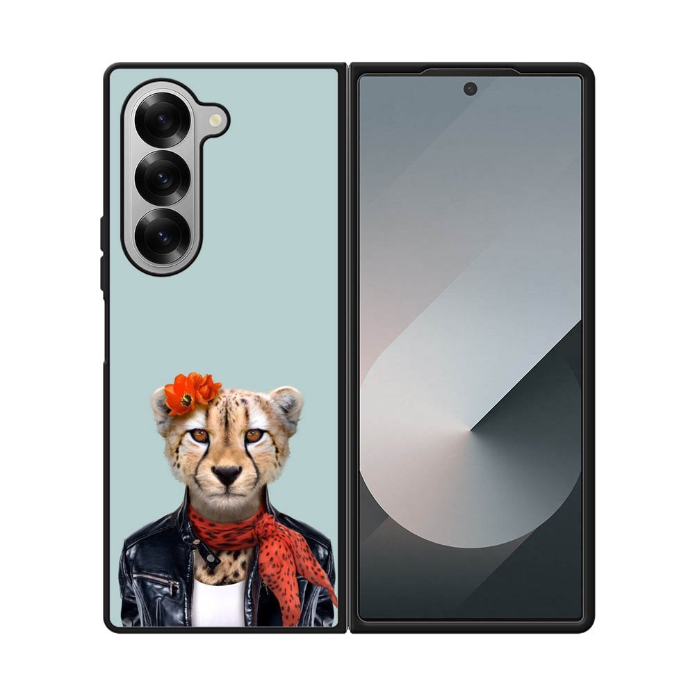 Beautifull Leopard FSamsung Galaxy Z Fold 7 5G Case FE0084