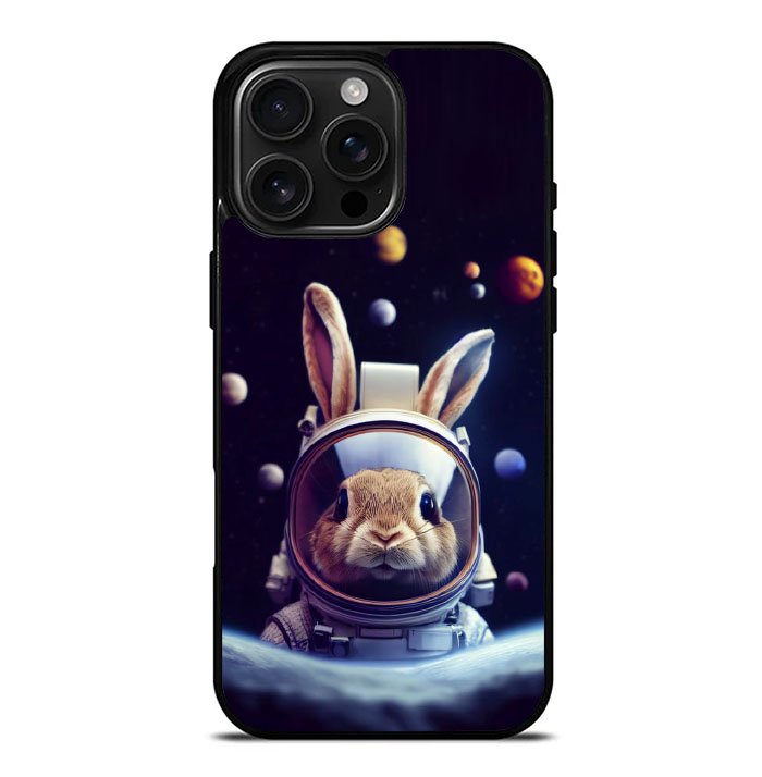 Rabbit Astronaut FiPhone 16 Pro Max Case FE0522