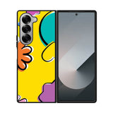 Yellow Abstract FE0124 Samsung Galaxy Fold 7 5G Case