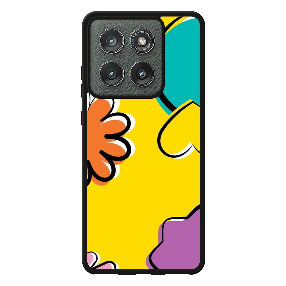 Yellow Abstract FMotorola Moto Edge 2025 Case FE0659