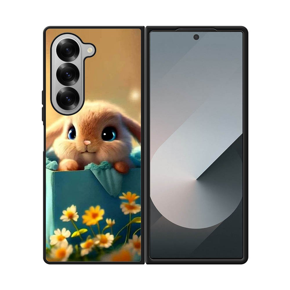 Cute Rabbit FSamsung Galaxy Z Fold 7 5G Case FE0197