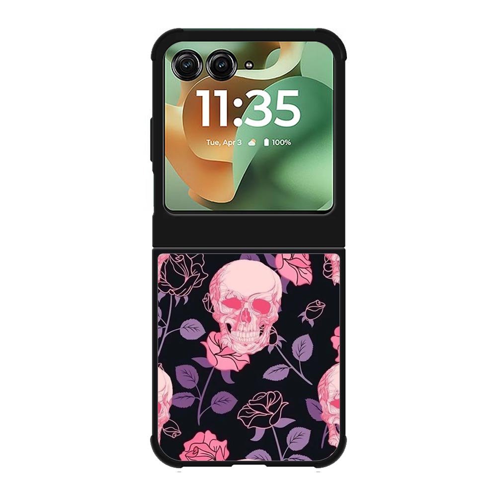 Skull Flower FMotorola Moto RAZR 2025 Case FE0566