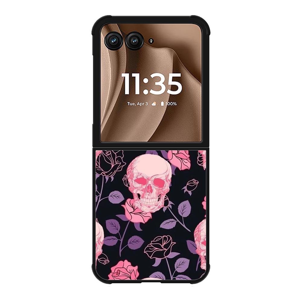 Skull Flower FMotorola Moto RAZR Plus 2025 Case FE0566