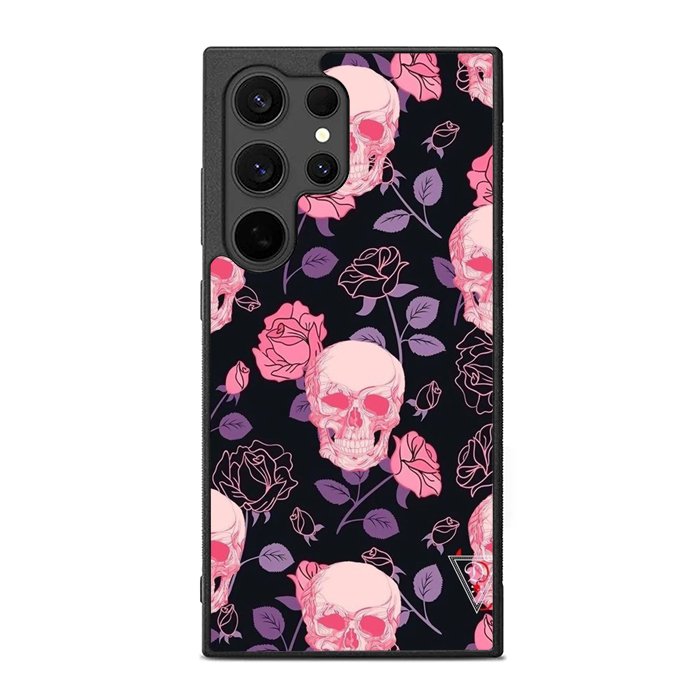 Skull Flower FE0128 Samsung Galaxy S25 Ultra Case