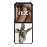 Peek a Boo Rabbit FMotorola Moto RAZR Plus 2025 Case FE0496