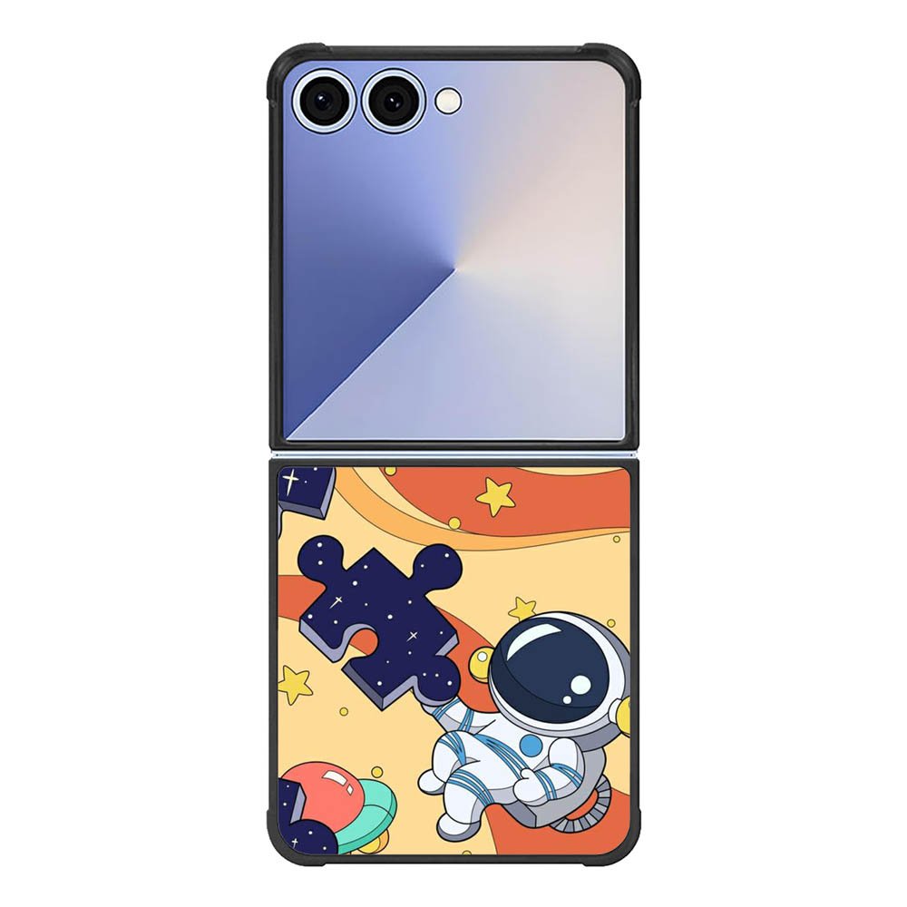 Astronaut Puzzle FE0144 Samsung Galaxy Flip 7 5G Case