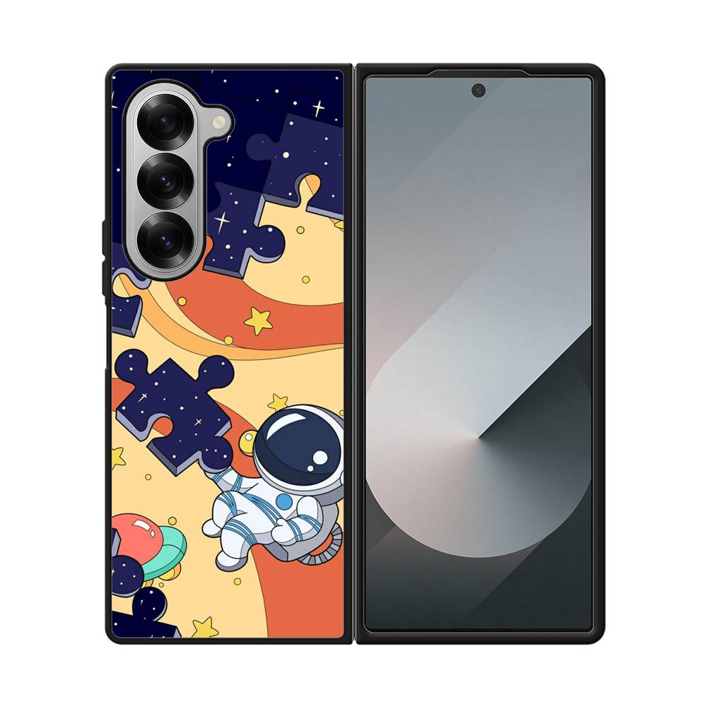 Astronaut Puzzle FSamsung Galaxy Z Fold 7 5G Case FE0052