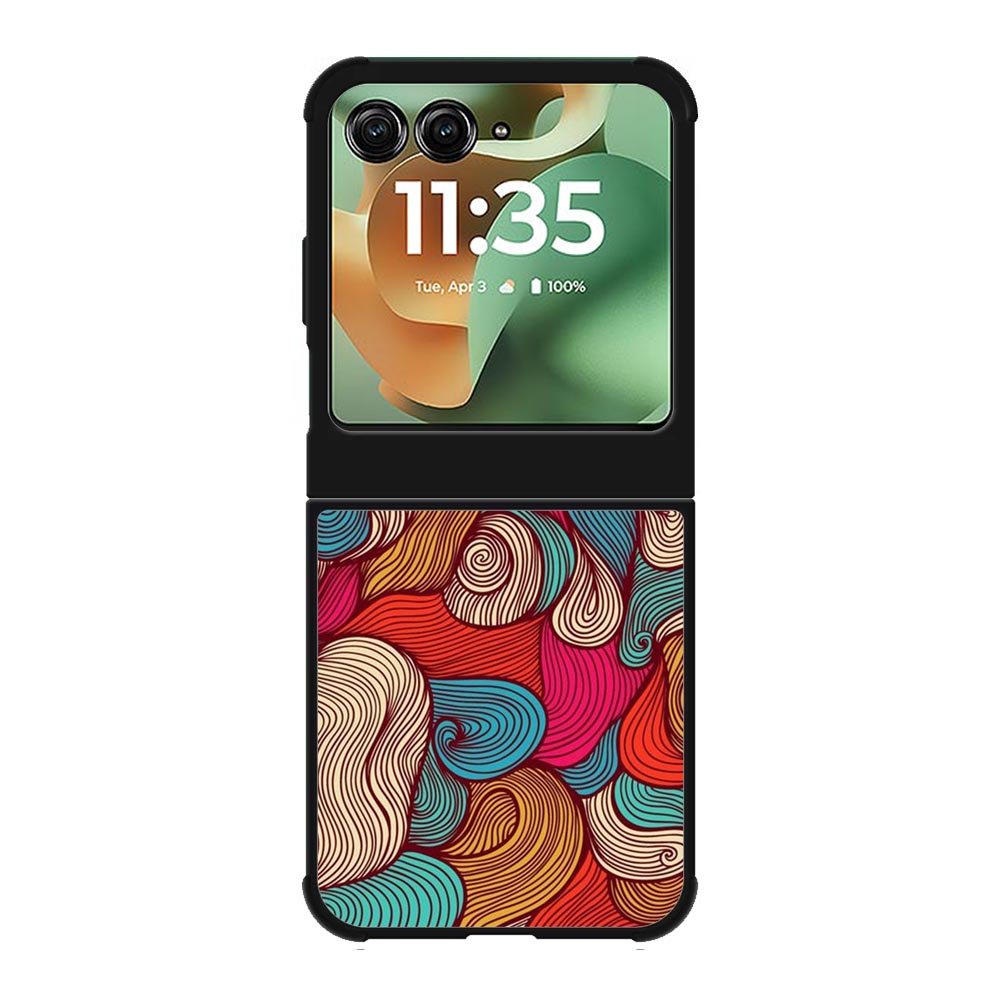 Abstract Rainbow FMotorola Moto RAZR 2025 Case FE0009