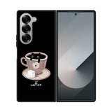 Black Cat Coffee FSamsung Galaxy Z Fold 7 5G Case FE0100