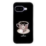Black Cat Coffee FGoogle Pixel 10A Case FE0100