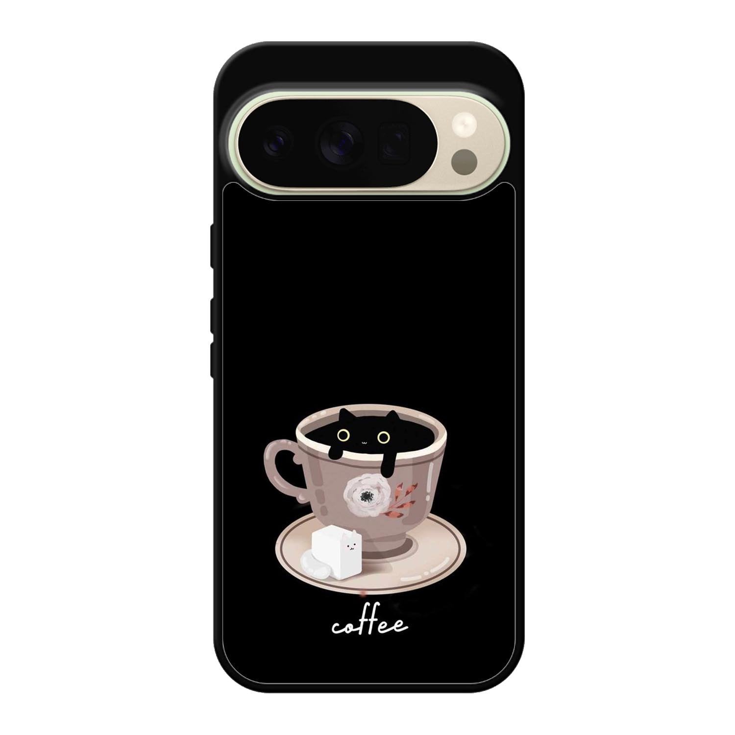 Black Cat Coffee FGoogle Pixel 10 Pro XL Case FE0100